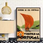 vintage portugal poster