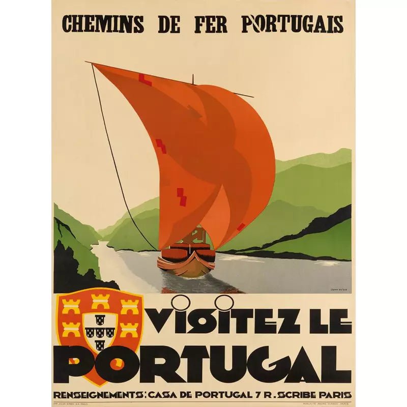 vintage portugal poster vintage portugal poster