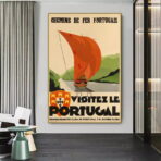 vintage portugal poster