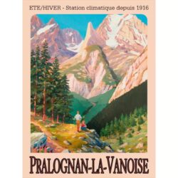 poster pralognan la vanoise