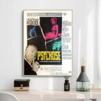 poster psychosis alfred hitchcock