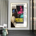 poster psychosis alfred hitchcock