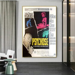 poster psychosis alfred hitchcock
