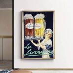 vintage alcohol advertising poster