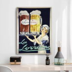 vintage alcohol advertising poster