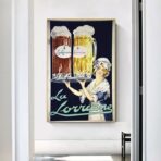 vintage alcohol advertising poster