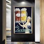 vintage alcohol advertising poster