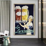 vintage alcohol advertising poster