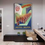 heineken advertising poster