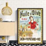 olive oil advertising poster