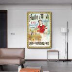 olive oil advertising poster