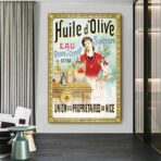 olive oil advertising poster