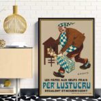 advertising poster lustucru