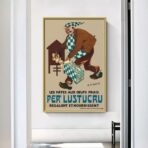 advertising poster lustucru