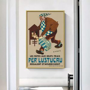 advertising poster lustucru