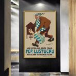 advertising poster lustucru