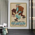 advertising poster lustucru