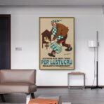advertising poster lustucru