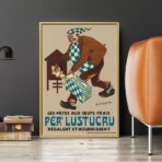 advertising poster lustucru
