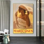 moroccan advertising poster