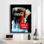vintage coca cola advertising poster