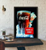 vintage coca cola advertising poster