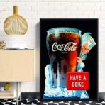 vintage coca cola advertising poster