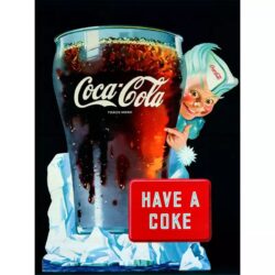 vintage coca cola advertising poster