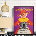 vintage kitchen advertising poster