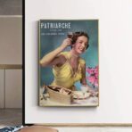 vintage woman advertising poster