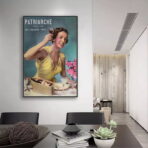 vintage woman advertising poster