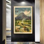 vintage puy de dome poster