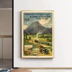 vintage puy de dome poster