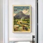 vintage puy de dome poster