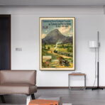 vintage puy de dome poster