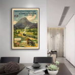 vintage puy de dome poster