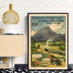 vintage puy de dome poster