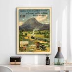 vintage puy de dome poster
