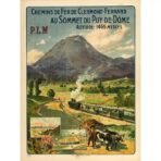 vintage puy de dome poster