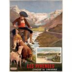 vintage pyrenees poster 1
