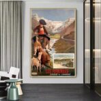 vintage pyrenees poster 1