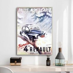poster renault 4cv