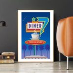 vintage restaurant poster