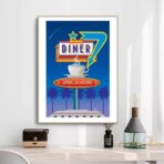 vintage restaurant poster