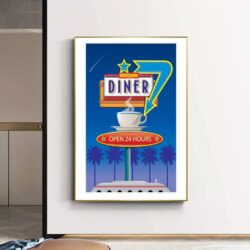 vintage restaurant poster