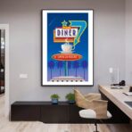 vintage restaurant poster