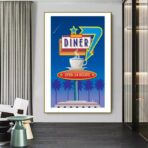 vintage restaurant poster