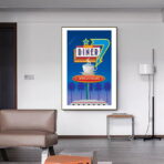 vintage restaurant poster