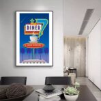 vintage restaurant poster