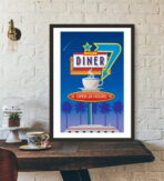vintage restaurant poster